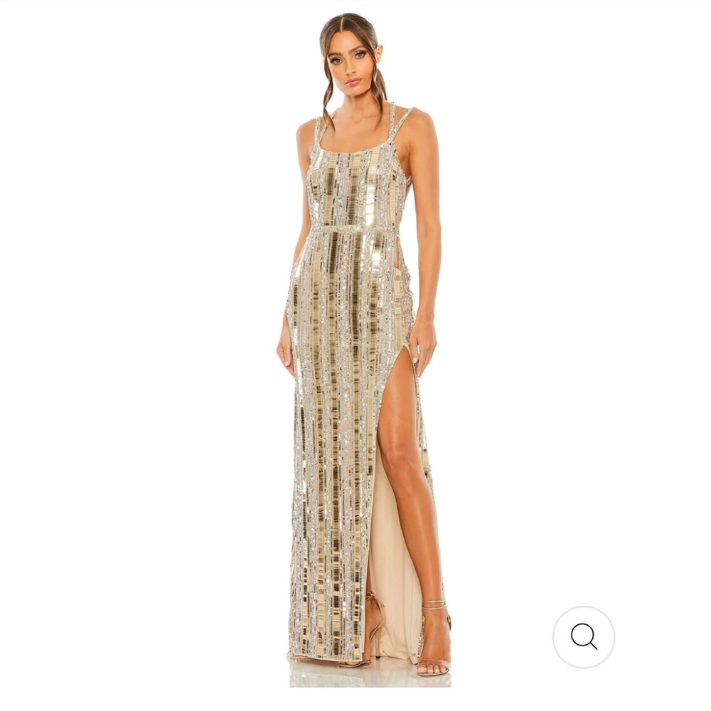 NWT Mac Duggal Mirror Gown